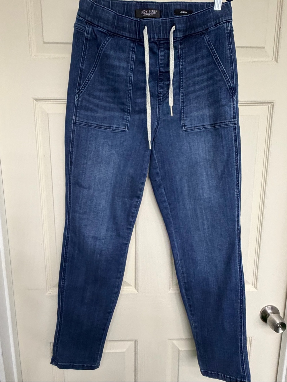 Jody Blue Indigo Drawstring Denim Joggers 9/29